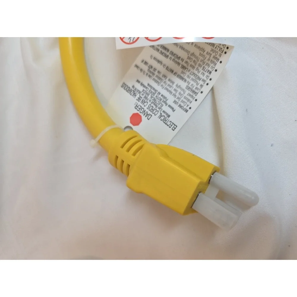 125v 30 Amp Female to 15 Amp Male Marine Shore Power Cord Pigtail Boat Adapter